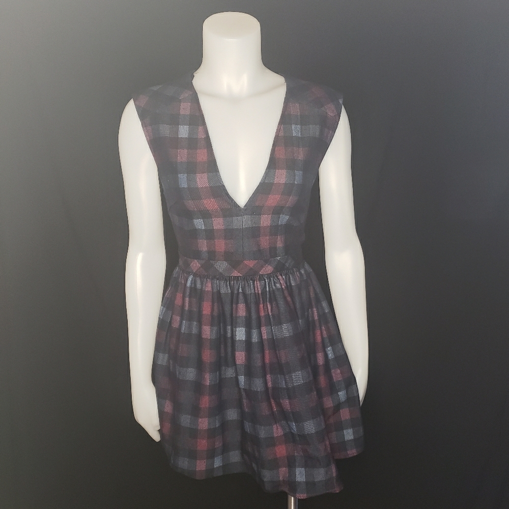 DO & BE Blue and pink jean dress